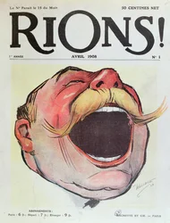 Vamos rir, capa da revista Rions, 1908